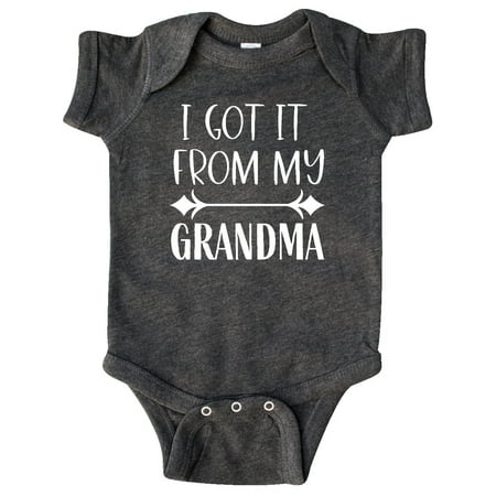 

Inktastic I Got It From My Grandma Gift Baby Boy or Baby Girl Bodysuit