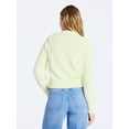 thumbnail image 4 of Free Assembly Women's Button Shoulder Sweater with Long Sleeves, Sizes XS-XXL, 4 of 6