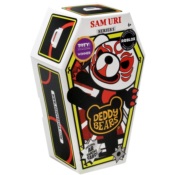 Deddy Bears Coffin Series 5 Sam Uri Plush (Includes AR Gaming Card)