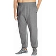 thumbnail image 3 of Champion Men's Big and Tall Fleece 2-Pocket Closed Bottom Pants, Charcoal Heather, Size 3XL, 3 of 4