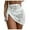 White, variant on Women's Smock Skirt Holiday Style Skirt Hollowed Out Pull String See Through Beach Skirt Pencil Skirts for Women Knee Length, Size M