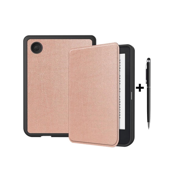 Case for 6 inch Kobo Clara 2E / Tolino Shine 4, 2022 Released, Ultra Slim Lightweight Folio Premium PU Leather Protective Cover with Auto Sleep/Wake Function, 2 in 1 Stylus Pen