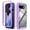 Purple, variant on Compatible WIth Google Pixel 9A Phone Case,2-in-1 Designing,Shockproof Rugged Anti-fall Heavy Duty Ultra Slim Thin Fit Transparent Phone Case Cover For Google Pixel 9A,Purple