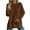 Brown, variant on zbxnLI Sweatshirt for Women Fall Winter Trendy Pullover Crew Neck Casual Loose Sweatshirts Split Side