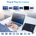 thumbnail image 6 of HOWENS 7 Inch Portable Monitor 1024x600 IPS HDMI Small Display 800:1 60Hz for Raspberry Pi 5 4B 3B DIY Electronics Project Smart Home Dashboard Media Center Second Screen, 6 of 7