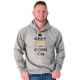 thumbnail image 5 of Keep Iowa and Corn On Funny Corny Hoodie Sweatshirt Women Men Brisco Brands L, 5 of 6