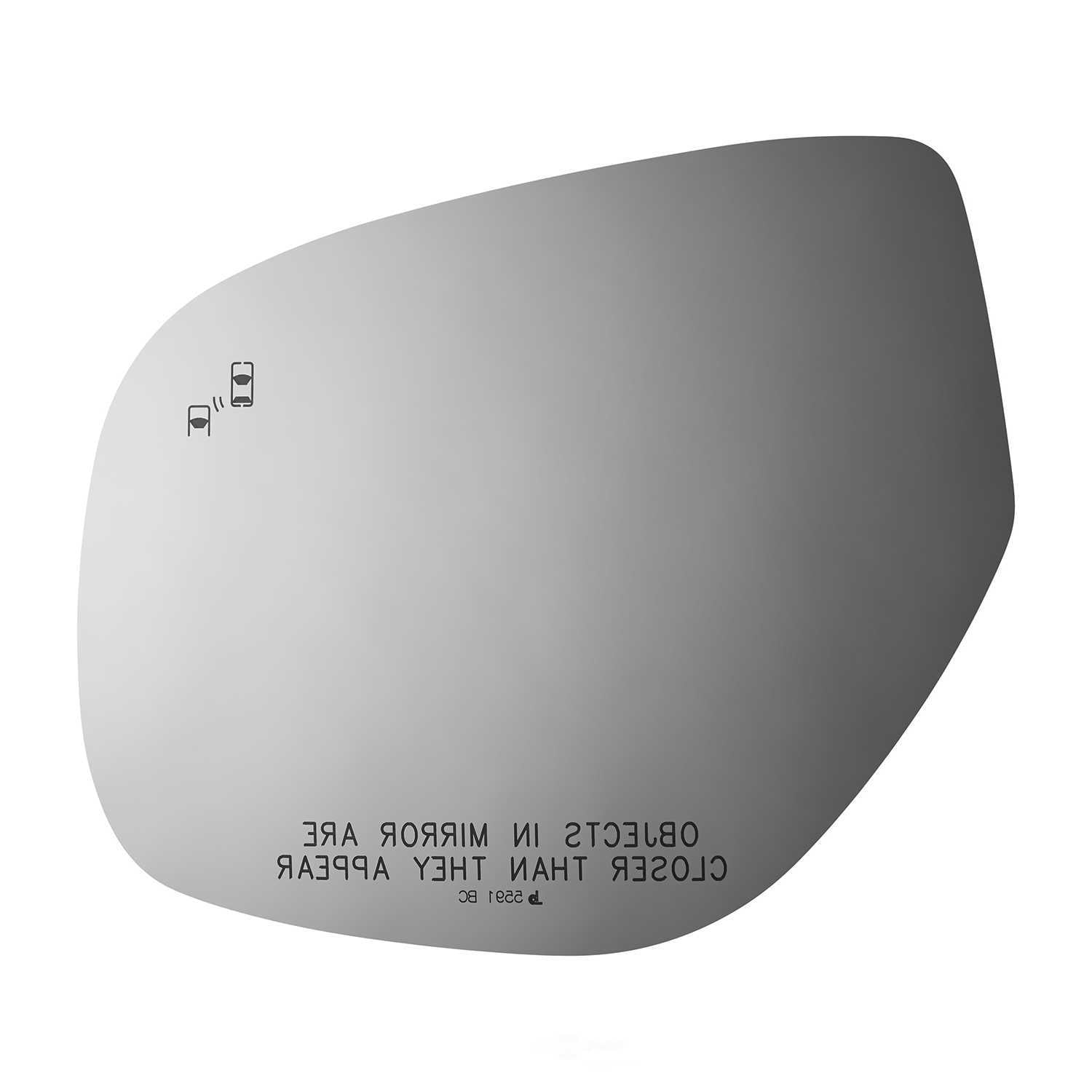 Burco Side View Mirror Replacement Glass - Clear Glass - 5591BC