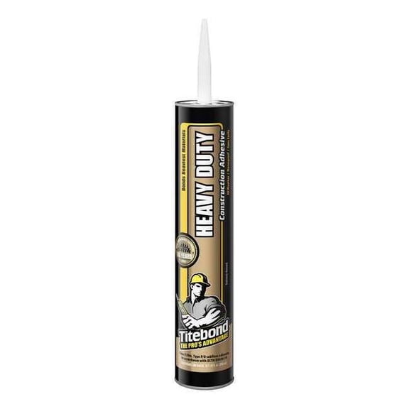 Construction Adhesive, Solvent-Based Heavy Duty Series, Light Tan, 28 oz, Cartridge 5262