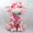 Rose pollen cow 34cm/344g, variant on New Pink Cow Plush Cute Pink Cow Highland Cow Plush Doll Valentine's Day