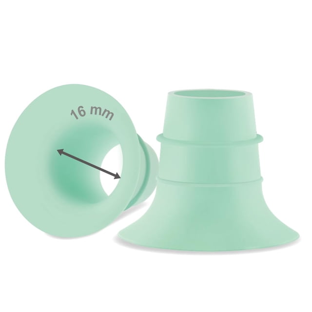 Insertos de Embudo para Extractor de Leche Maymom 16 mm Verde Compatible