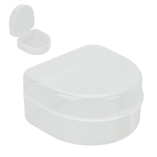 Caja de Almacenamiento de Protector Bucal Caja de Retención Dental de Ortodoncia Soporte de Ortodoncia Portátil para Dentaduras Postizas Caja Transparente para Aparatos de ANGGREK Otros