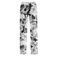 thumbnail image 4 of QWKLEAJ Halloween Pajama Pants Women Loose Fit Elastic Waist Lounge Sleepwear Holiday Party Casual Long Trousers Novelty Print Bottoms Comfy Home Wear Festive Themed Cozy Legging Style, 4 of 5