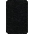 thumbnail image 1 of Unique Loom Tapis d'Espace Moderne Bano Everyday Shag 2' x 3' Rectangulaire Noir, 1 of 2