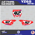 thumbnail image 3 of Kalair GFX Graphics Kit for Yamaha YZ65 (2018-2023) Lethal Series, 3 of 5