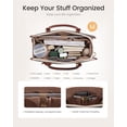 thumbnail image 4 of LOVEVOOK Laptop Bag for Women, 2-in-1 Tote Purse with Clutch & Cup Holder, Waterproof Briefcase for Work Travel, 4 of 6