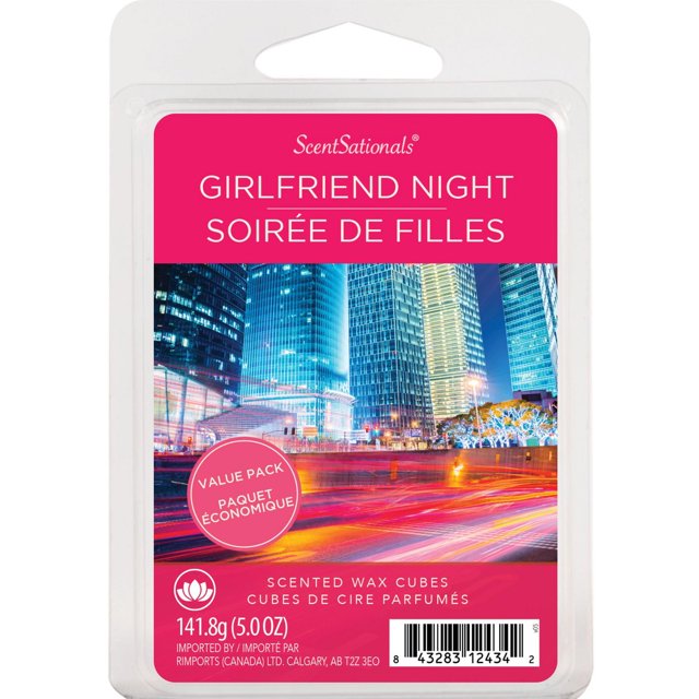 ScentSationals Scented Wax Cubes Value Pack - Girlfriend Night
