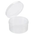 thumbnail image 1 of Unique Bargains 55x28mm Plastic Round Clear Storage Container Box with Lid, 12 Pack, 1 of 5