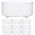 thumbnail image 1 of BRIGHTFUFU 10pcs Reptile Reptile Spider Water Curain Food Cuenca Reptile Feeding Tazón Container de bandeja de alimentos, 1 of 6