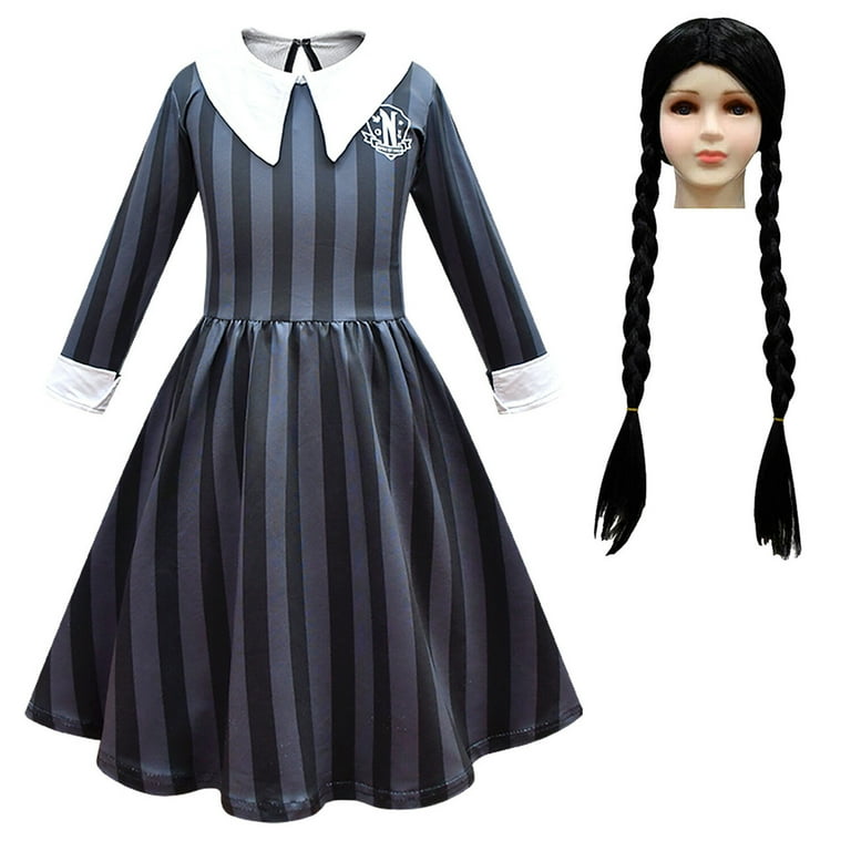 Wednesday addams costume hot sale child
