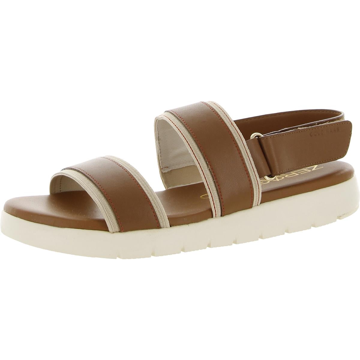 cole haan brown leather sandals