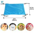 thumbnail image 2 of Deago Cat Hammock Bed Comfortable Hanging Pet Hammock Bed for Cats/Small Dogs/Rabbits/Other Small Animals 22 x17 inch (Blue), 2 of 7