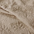 thumbnail image 3 of Gracie Mills Sandy 3 Piece Quilted Bedspread Set Split Corner Soft Cream GRACE-12667, 3 of 4