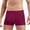 Wine, variant on TMOYZQ Mens Underwear Boxer Briefs Breathable Short Leg Athletic Trunks Underwear Cotton No Fly Boxers