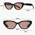 thumbnail image 2 of Gafas de sol francesas de alta gama, de estilo ojo de gato, fabricadas en PC, 2 of 5