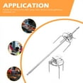 thumbnail image 3 of KONTONTY Ensemble de 2 Fourchettes en Acier Inoxydable pour Four et Barbecue, 3 of 8
