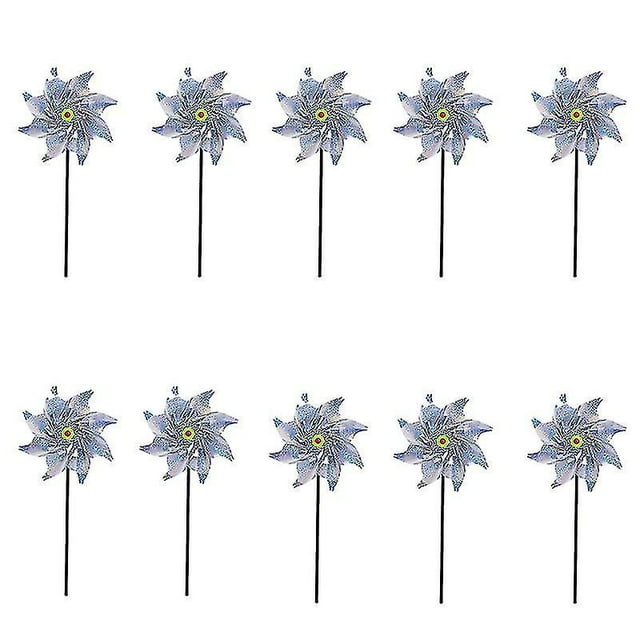 Bird Blinder Repellent Pinwheels Keep Birds Away Reflective Pinwheels For Garden Yard