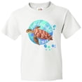 thumbnail image 3 of Inktastic Fort Lauderdale, Florida Swimming Sea Turtle with Bubbles Youth T-Shirt, 3 of 5