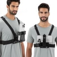 thumbnail image 5 of Mobile Phone Chest Mount Harness Strap Holder Cell Phone Clip Action Camera POV for Samsung iPhone Plus etc, 5 of 7