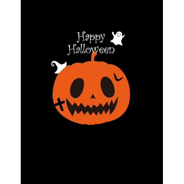 happy halloween : Halloween Coloring Book for Adults and kids: 50+ spooky coloring pages filled with monsters, witches, pumpkin, haunted house and ...