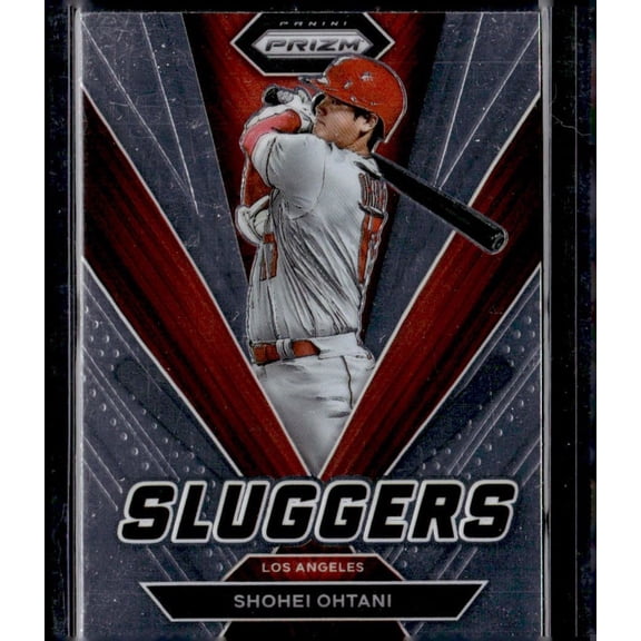 Collectible 2022 Panini Prizm Sluggers Shohei Ohtani SL-7 Trading Card MLB Baseball Los Angeles Angels Los Angeles Angels MLB Baseball Trading Card