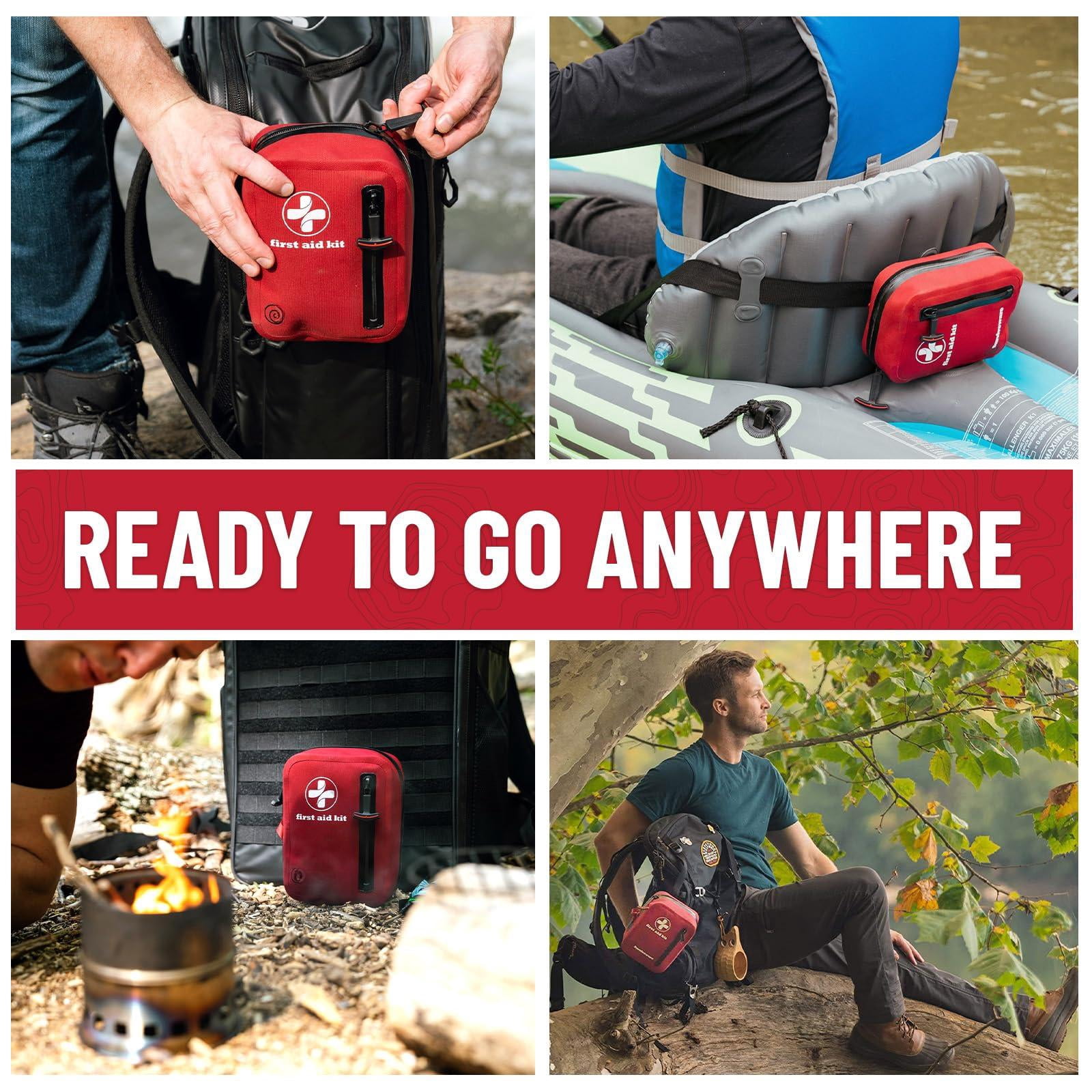 98-piece Waterproof First Aid & Kit - Comprehensive Emergency Preparedness Gear For Camping  Hiking Backpacking And Outdoor Adventures