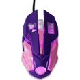 thumbnail image 1 of Ratón para juegos de 2400 DPI, silencioso, retroiluminado, con cable USB, color rosa, para ordenadores portátiles Lol Data, silencioso, morado, 1 of 5