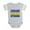 Heather Gray, variant on CafePress - Ukraine Strong - Cute Infant Baby Football Bodysuit