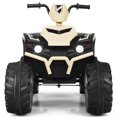 thumbnail image 1 of Patiojoy 12V Electric Kids Quad ATV Ride on Car with LED Lights& Bluetooth Yellow, 1 of 8