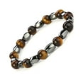 thumbnail image 4 of Hematite Bracelet,Hemios Hematite Bracelet,Hemios Hematite Bracelet Men - Reignites Masculine Energy, Natural Hematite Stone Beaded Stretch Healing Bracelets, 4 of 9