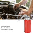 thumbnail image 3 of 2 Latas de Aceite Portátiles Rojas de 200 Ml con Bomba Manual, Pulverizador de Lubricación, Aplicador de Aceite Tipo Prensa para Coche, Bicicleta y Motor., 3 of 5