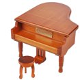 thumbnail image 1 of Amdohai Windup Wooden Piano Musical Box Classical Melody Music Box, 1 of 8