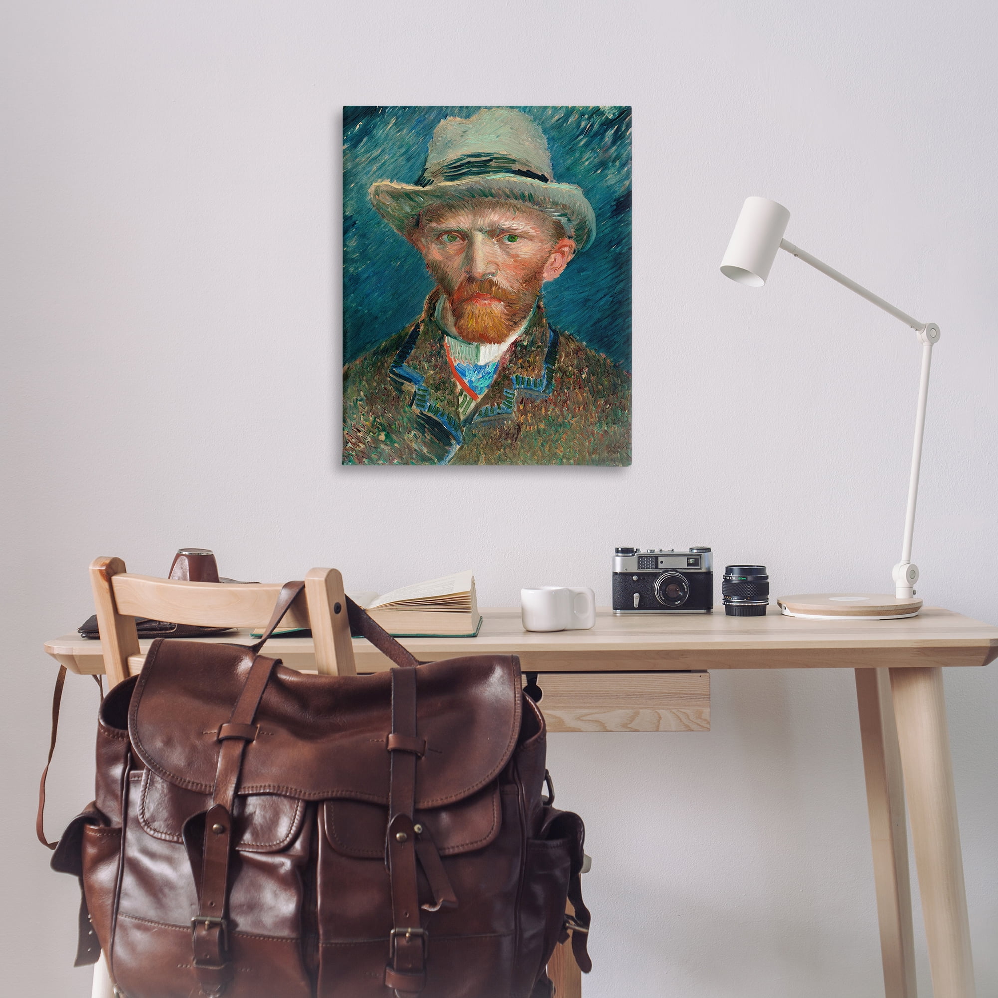 Stupell Industries Classic Van Gogh Portrait People Painting Wrapped Canvas Art Print Wall Art, 30 x 40