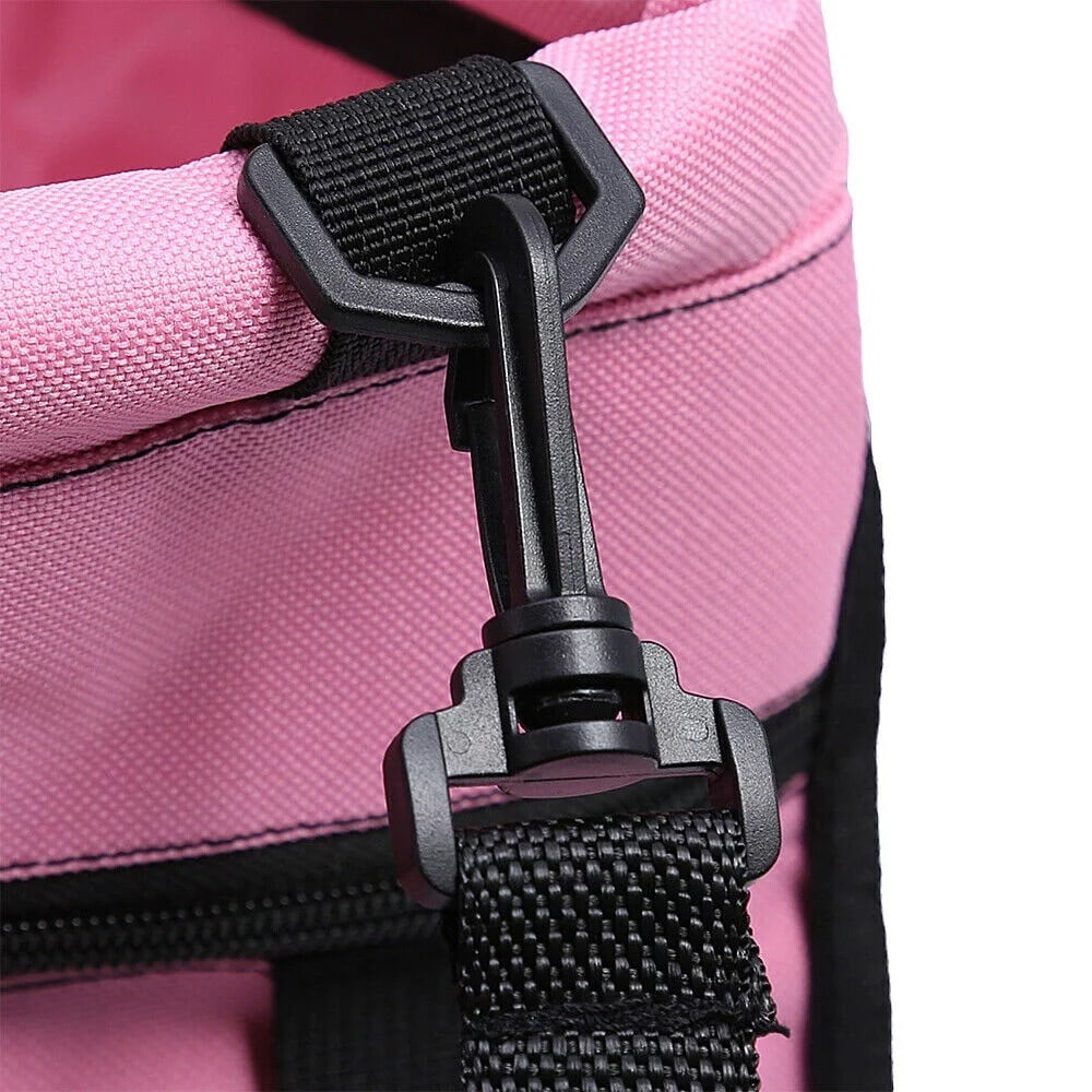 Portable Pet Car Seat Booster for Small Dogs, Travel Dog Car Seat with Clip-On Safety Leash and Sturdy PVC Frame, Anti-Collapse Design, Ideal for Small Dogs Under 25 lbs
