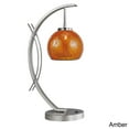 thumbnail image 2 of Woodbridge Lighting Eclipse One-light Satin Nickel Indoor Table Lamp Grey, 2 of 3