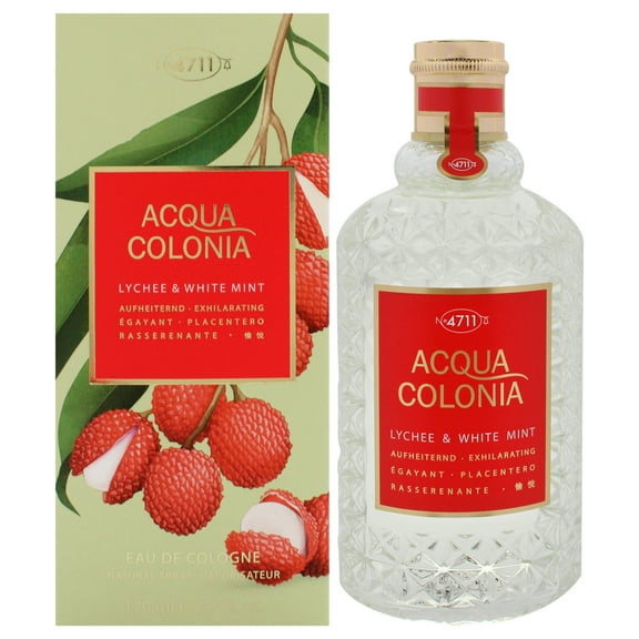 4711 Acqua Colonia Lychee and White Mint by Muelhens for Unisex - 5.7 oz EDC Spray