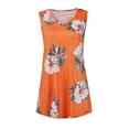 thumbnail image 3 of Ichuanyi Womens Tops, Summer Fashion Women's V-Neck Sleeveless Printing Camisole Vest Tee Tops Blouses, 3 of 9
