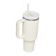 thumbnail image 2 of asa para coche, vaso de 40 , con tapa y , regalos para hombres y mujeres, taza de café de viaje, botella de agua para agua, café, té blanco perfecl vaso con asa, 2 of 8