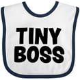 thumbnail image 3 of Inktastic Tiny Boss Boys or Girls Baby Bib, 3 of 4