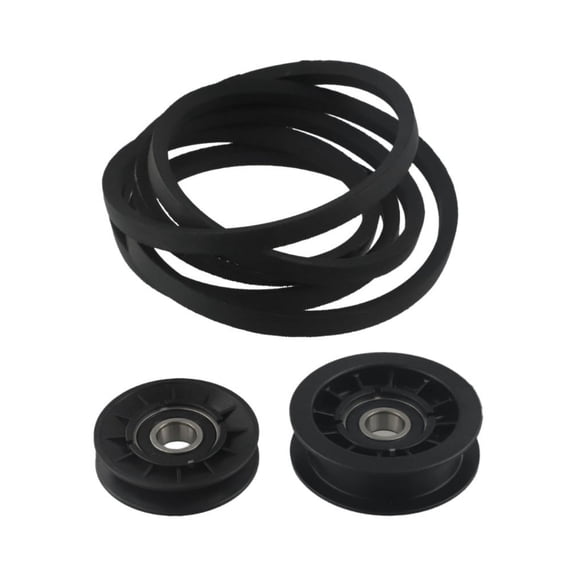 Replace GX20006 GX20286 GX20287 Idler Pulley Drive Belt Kit for John Deere Lawn Tractors L100 L110 L120 L130 LA110 LA120 89-inch Belt