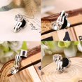thumbnail image 3 of 1pc Light Up LED Bling Crystal Earrings Ear Clip Dance Party Accessories Gift, 3 of 7